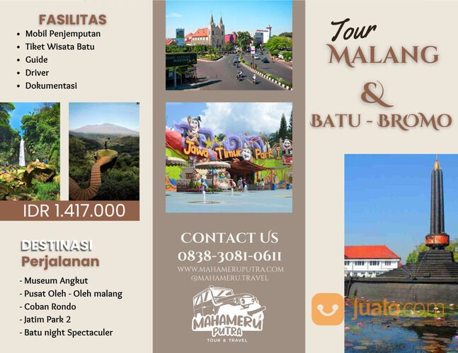 Tour Malang+Batu+Bromo 3N2D Harga Terjangkau