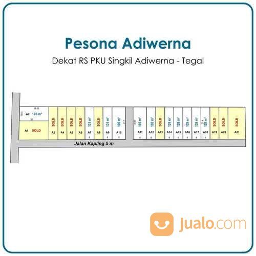 Tanah Pesona Adiwerna Tegal, SHM, 70 Jt-an