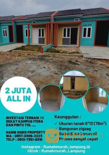 rumah subsidi dekat polda lampung kampus itera