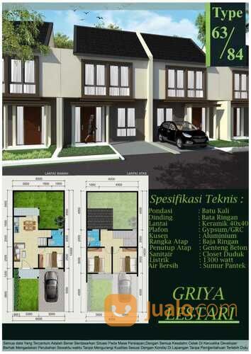 Hunian Kekinian Modern Griya Lestari Tanpa DP Cukup 3 Juta All in Sampai Akad