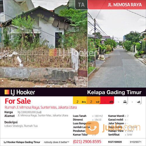 Rumah Jl. Mimosa Raya, Sunter Mas, Jakarta Utara