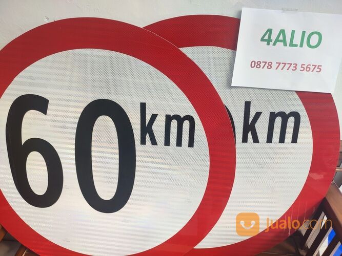 Rambu lalu lintas 90cm HIP dan ACP