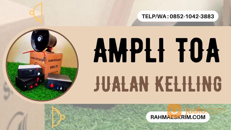Ampli toa dagang keliling jepara Telp/WA 0552-1042-3883 Rahma Es Krim