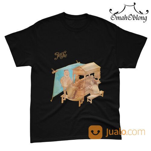 Omah Oblong Jogja T-shirt Angkringan Bedjo Jogja Kaos Lengan Pendek