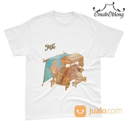 Omah Oblong Jogja T-shirt Angkringan Bedjo Jogja Kaos Lengan Pendek