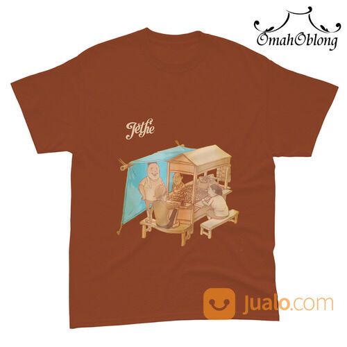 Omah Oblong Jogja T-shirt Angkringan Bedjo Jogja Kaos Lengan Pendek