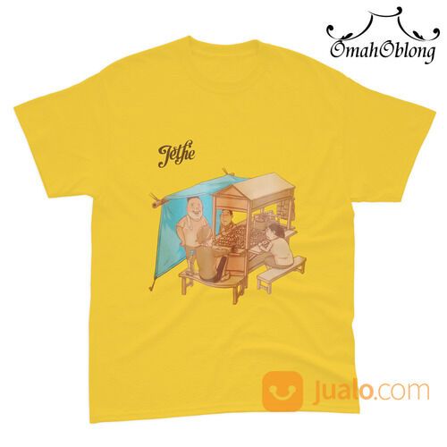 Omah Oblong Jogja T-shirt Angkringan Bedjo Jogja Kaos Lengan Pendek