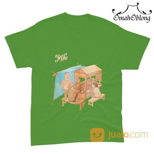 Omah Oblong Jogja T-shirt Angkringan Bedjo Jogja Kaos Lengan Pendek