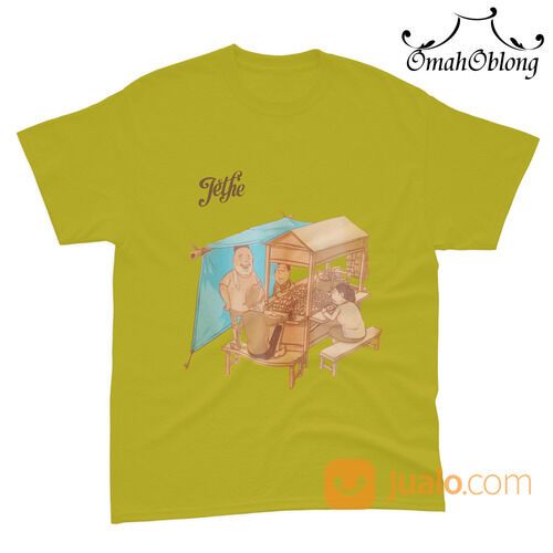 Omah Oblong Jogja T-shirt Angkringan Bedjo Jogja Kaos Lengan Pendek