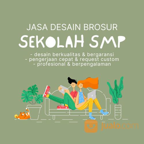 JASA DESAIN BROSUR SEKOLAH SMP