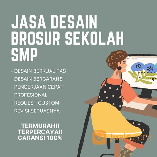 JASA DESAIN BROSUR SEKOLAH SMP