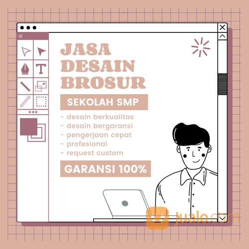 JASA DESAIN BROSUR SEKOLAH SMP