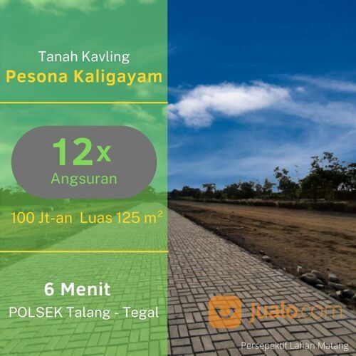 7 Menit Ke RS Kardinah, Tanah Kavling di Kaligayam Tegal