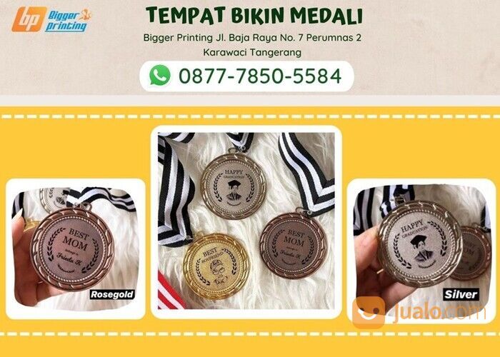 TERPERCAYA, Wa./Call. 0877-7850-5584, Tempat Bikin Medali