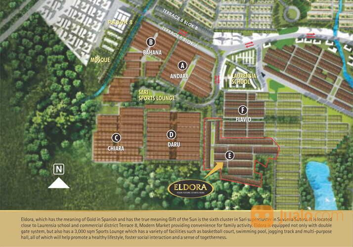 Cluster Eldora T2 Hunian Lokasi Strategis di Suvarna Sutera Tangerang