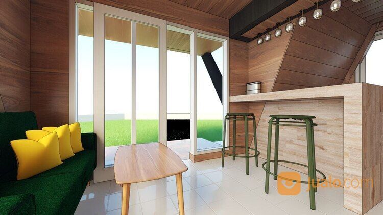 Villa vintage kayu di puncak cisarua Bogor