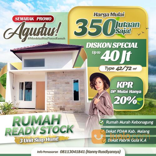 Rumah Murah Di Sonosari Kebonagung Malang