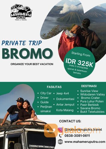 Promo Private Trip Bromo - Open Trip Bromo Murah