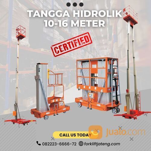 Tangga Hidrolik Solo Surakarta 10 meter 12 meter 14 meter 16 meter / Tangga hidrolik GTWY Solo