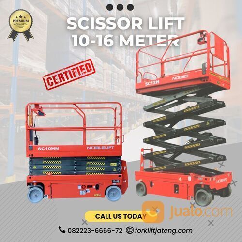 Scissor Lift Solo Surakarta 10 meter 12 meter 14 meter 16 meter Murah