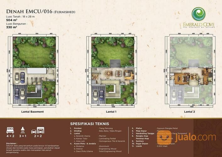 Emerald Cove Rumah Luas Besar Nan Nyaman di Gading Serpong