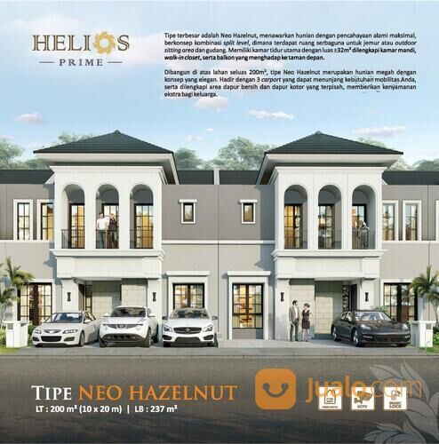 Helios Prime Rumah 2 Lantai Classic Megah di Suvarna Sutera Tangerang