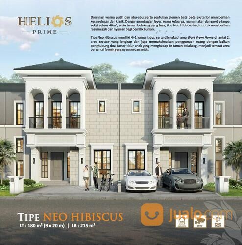 Helios Prime Rumah 2 Lantai Classic Megah di Suvarna Sutera Tangerang