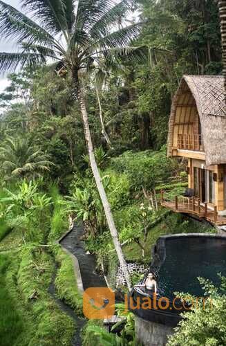 Natural Villa view sawah gunung sungai sidemen karangasem bali near ubud