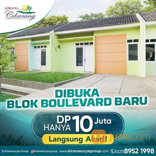 DP 10 juta Kirana Cikarang Jalan Utama
