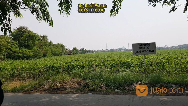 Tanah 3jt/m2 nego LT 155.605 m2 jl. Pasundan Karawang Barat Jawa barat