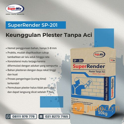 Supplier Render Plester Aci Terbaik di Cikarang