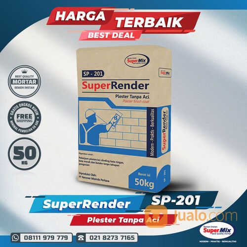 Supplier Render Plester Aci Terbaik di Cikarang