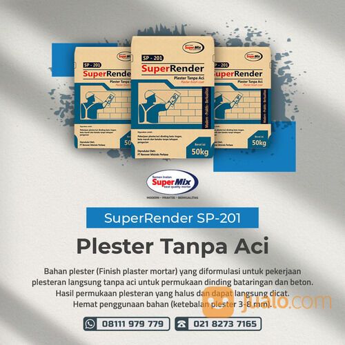 Supplier Render Plester Aci Terbaik di Cikarang