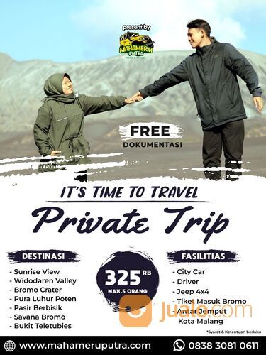 Private trip Gunung Bromo Murah - Tour Bromo Murah Free Dokumentasi