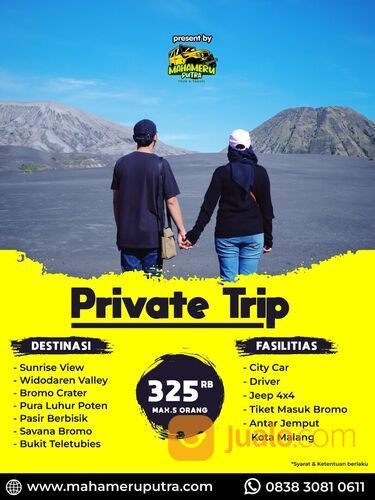 Private trip Gunung Bromo Murah - Tour Bromo Murah Free Dokumentasi