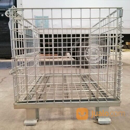 Keranjang besi Serbaguna Solo / Pallet Mesh Solo Stocky 5 & 7 Murah