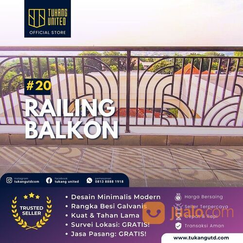 RAILING BALKON KAYU GIANYAR
