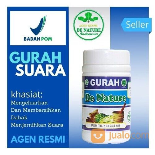 Obat Gurah Lendir Hidung - Tenggorokan, Pembersih Dahak Paling Ampuh BPOM Kapsul Gurah Denature Asli
