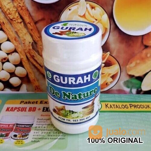 Obat Gurah Lendir Hidung - Tenggorokan, Pembersih Dahak Paling Ampuh BPOM Kapsul Gurah Denature Asli