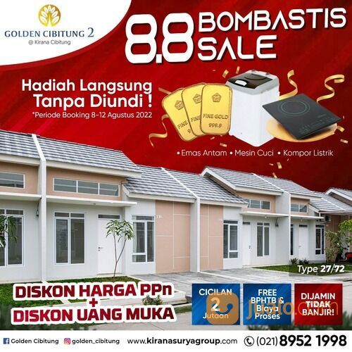Promo Merdeka Beli Rumah di Cibitung Double Untung