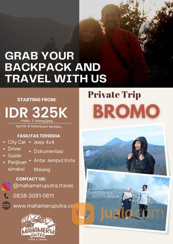 Private Wisata Ke Gunung Bromo 1 Hari Free Dokumentasi Termurah