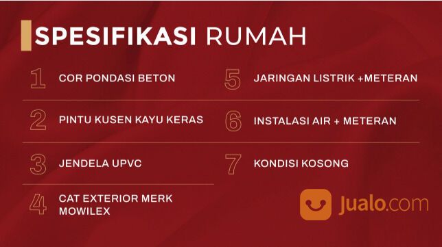 KOMPLEK JEMADI HOME JL WARINGIN - CEMARA - KRAKATAU TERMURAH
