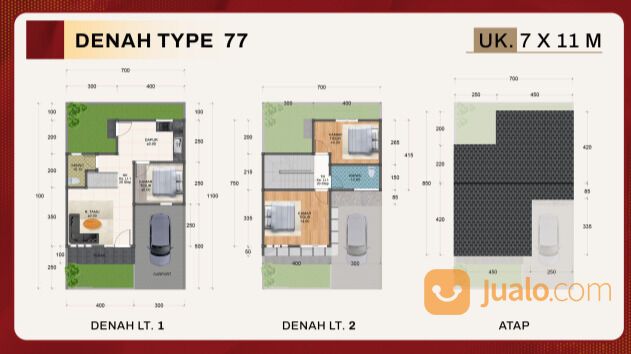 KOMPLEK JEMADI HOME JL WARINGIN - CEMARA - KRAKATAU TERMURAH