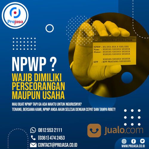 Jasa Buat NPWP Termurah di Indonesia!