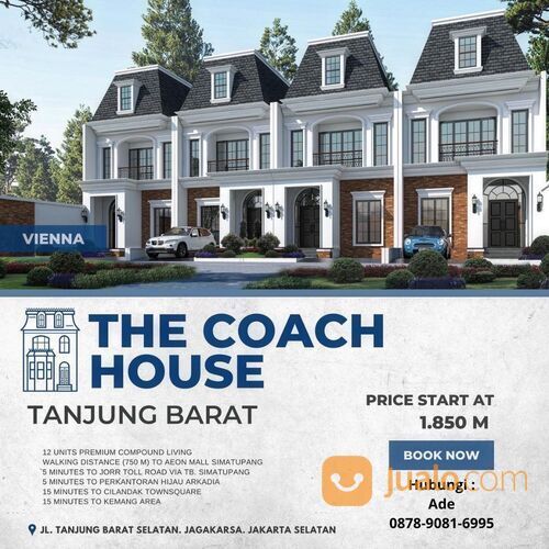 Rumah Cluster The Coach House Tanjung Barat Jakarta Selatan