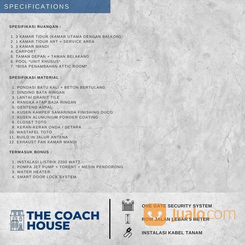 Rumah Cluster The Coach House Tanjung Barat Jakarta Selatan