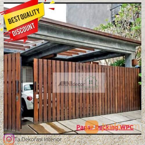 Decking WPC Pagar Pilihan Motif Beragam