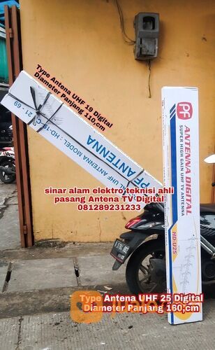 Antena full Alumunium Gambar Digital