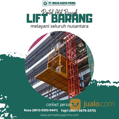 Sewa Lift Barang Konawe Kapasitas 1-2 ton Single/Double cabin