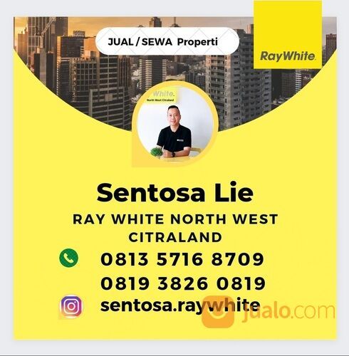 Rumah Villa Taman Telaga 2 Citraland Surabaya Barat TerDEPAN Dekat GWalk Citraland